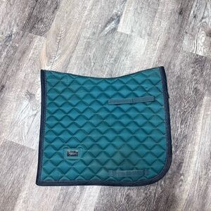 Equestrian Stockholm Dressage Saddle Pad Aurora Blues Full